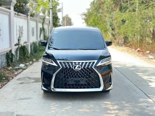 TOYOTA ALPHARD 2016 Hybrid Full ពណ៌ខ្មៅ ក្នុងខ្មៅ (Upgrade Lexus LM350)