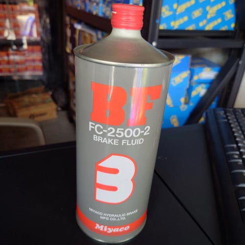ប្រេងប្រាំង DOT3, DOT4 MIYACO ផលិតនៅប្រទេសជប៉ុន ចំណុះ1លីត្រ