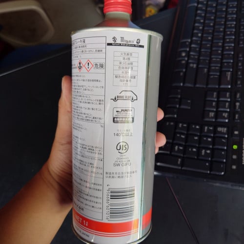 ប្រេងប្រាំង DOT3, DOT4 MIYACO ផលិតនៅប្រទេសជប៉ុន ចំណុះ1លីត្រ