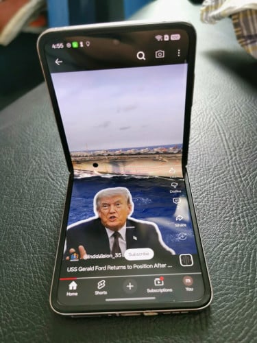 99%new Oppo n3 flip គុណភាពល្អ ថ្មថ្មីស្រឡាង