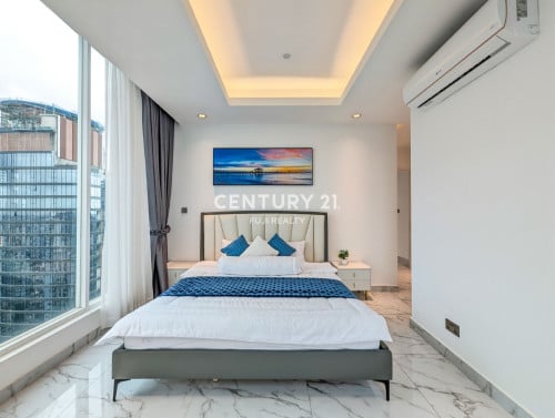 Corner 2-Bedroom Condo for Rent at J Tower 2 BKK1 Phnom Penh