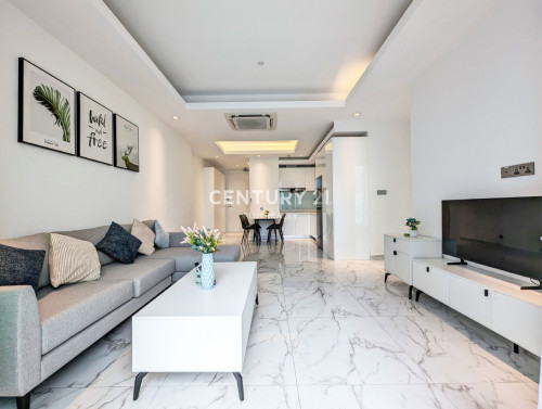 Corner 2-Bedroom Condo for Rent at J Tower 2 BKK1 Phnom Penh