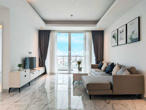 Corner 2-Bedroom Condo for Rent at J Tower 2 BKK1 Phnom Penh