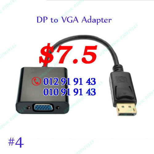 DP to HDMI 2K/4k Adapter Cable: $12=> $9.6
