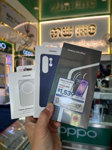 Galaxy S26 Ultra Ram16G/512GB no active ថ្មីប្រអប់ធានាក្រុមហ៊ុន1ឆ្នាំតម្លៃពិសេសជូន