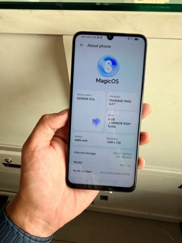 Honor X7a Ram6g+Turbo Storage 128g