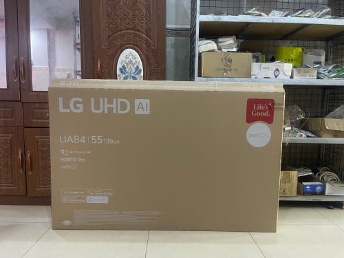 LG UHD AI 55 smart tv 4K សេរីថ្មី កេស
