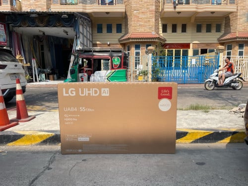 LG UHD AI 55 smart tv 4K សេរីថ្មី កេស