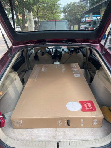 LG UHD AI 55 smart tv 4K សេរីថ្មី កេស