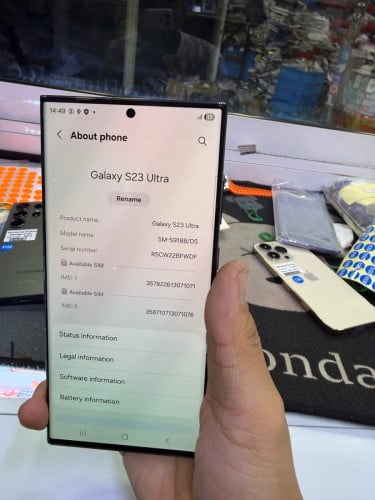 Samsung s23ultra 512G ក្រុមហ៊ុន sim2
