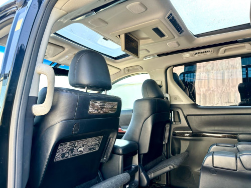 TOYOTA ALPHARD 2012 Hybrid Full Option ពណ៌ខ្មៅ ក្នុងខ្មៅ