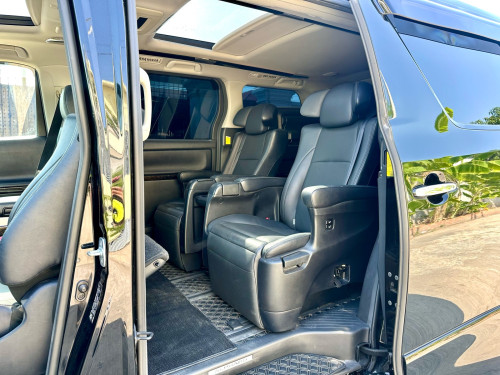 TOYOTA ALPHARD 2012 Hybrid Full Option ពណ៌ខ្មៅ ក្នុងខ្មៅ