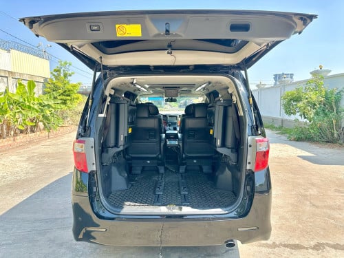 TOYOTA ALPHARD 2012 Hybrid Full Option ពណ៌ខ្មៅ ក្នុងខ្មៅ