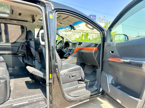 TOYOTA ALPHARD 2012 Hybrid Full Option ពណ៌ខ្មៅ ក្នុងខ្មៅ