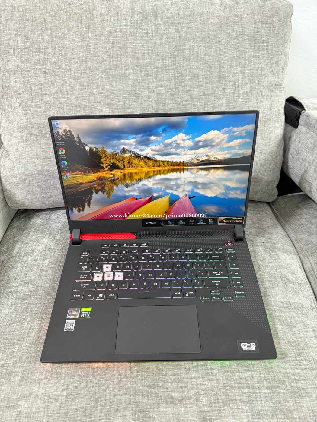 ASUS ROG STRIX G513QM price $660.00 in Stueng Mean chey 1, Mean Chey ...