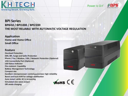 BPE BPI650 Line Interactive UPS (650VA / 360W)