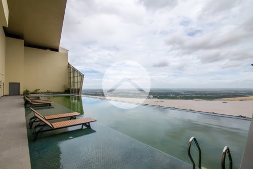 High Floor Condo For Rent In Koh Pich, Tunle Bassac