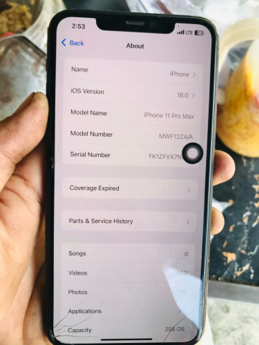 iPhone 11 Pro Max 256g midnight green