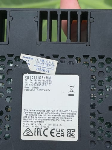 Mikrotik RB5009UG+S+IN & RB4011iGS+RM second hand for sell