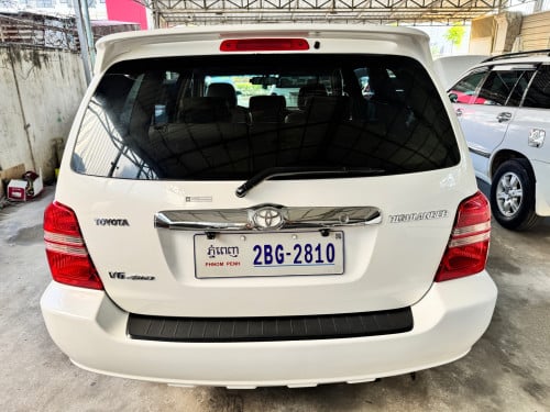 Toyota Highlander 2002 limited Full option ថ្មីណាស់​ គ្រឿងក្នុងពណ៌លឿង​ ពូកស្បែកស្រុីន​កៅអីចុច​