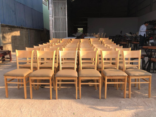 Wooden dining chair