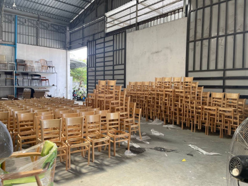Wooden dining chair