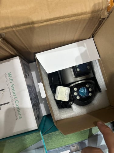 កាមេរ៉ាសុវត្ថិភាព​ ភ្នែក2 camera security 2 lens