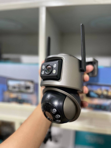 កាមេរ៉ាសុវត្ថិភាព​ ភ្នែក2 camera security 2 lens