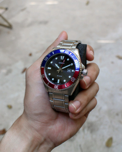 នាឡិកា Casio Duro Pepsi MDV-107D-1A3V🇯🇵