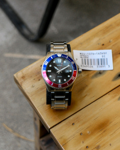 នាឡិកា Casio Duro Pepsi MDV-107D-1A3V🇯🇵