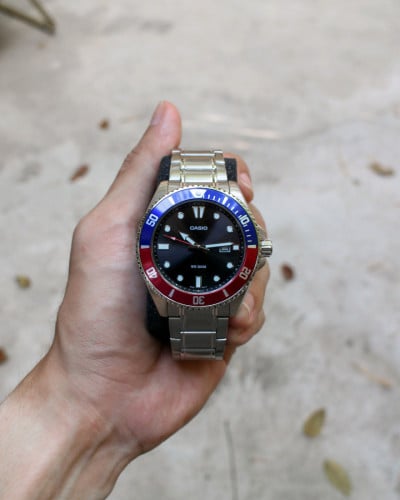 នាឡិកា Casio Duro Pepsi MDV-107D-1A3V🇯🇵