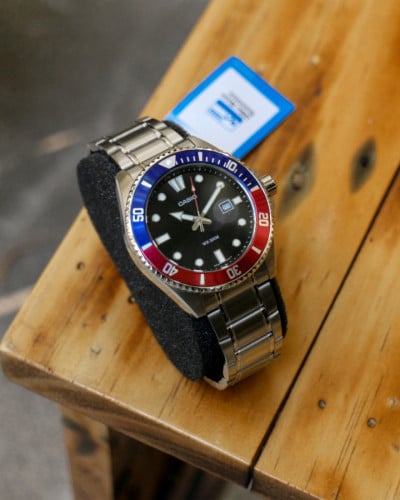 នាឡិកា Casio Duro Pepsi MDV-107D-1A3V🇯🇵