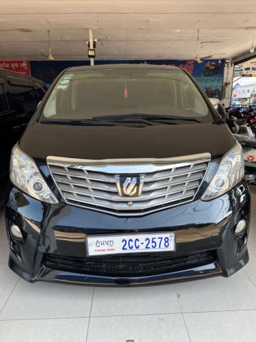 Alphard 011 full options អូតូទ្វាបី ដំបូលបើកពីតង់ bass JBL
