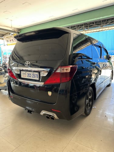 Alphard 011 full options អូតូទ្វាបី ដំបូលបើកពីតង់ bass JBL