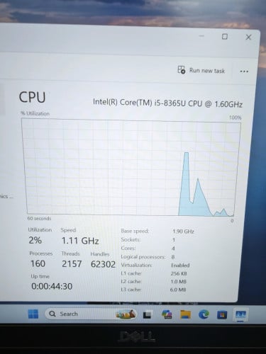 Dell Latitude 5400 i5-8th/8GB/m.2 256GB/14"/Win11 Pro Licensed