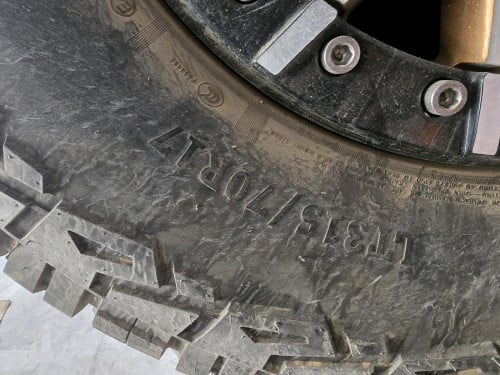 Ford F150 Original 17" Alloy Wheels + Comforser Off-Road Tires - 90% New - Full
