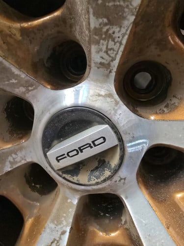 Ford F150 Original 17" Alloy Wheels + Comforser Off-Road Tires - 90% New - Full