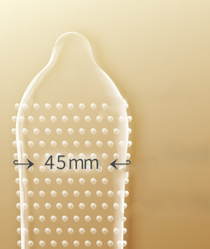 ML Dot Tight Condom ស្រោមអនាម័យខ្នាត់តូច45 គ្រើមរំញោចជឺ ស្ពត