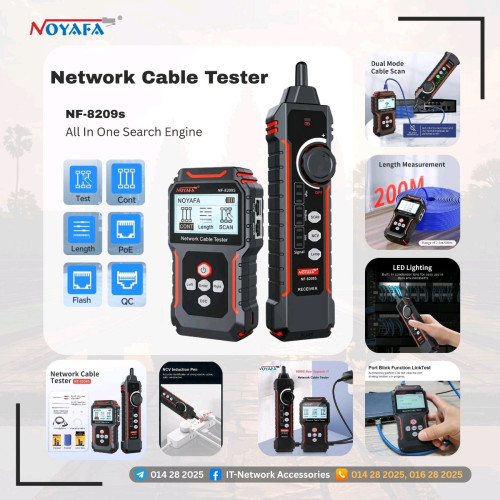 Wire Tracker Network Tester Fiber VFL OPM CCTV Tester