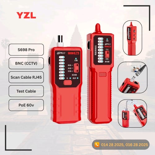 Wire Tracker Network Tester Fiber VFL OPM CCTV Tester