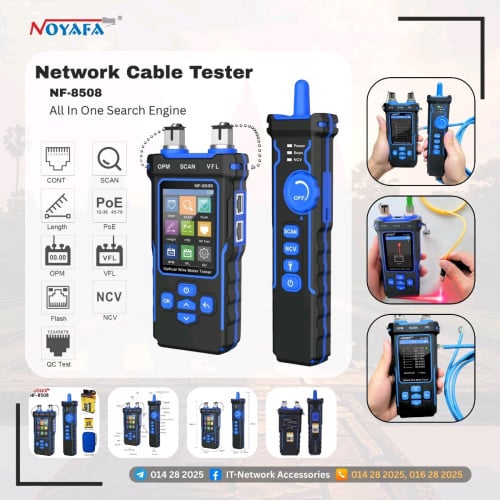 Wire Tracker Network Tester Fiber VFL OPM CCTV Tester