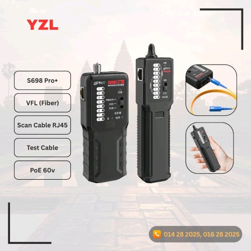 Wire Tracker Network Tester Fiber VFL OPM CCTV Tester