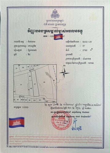 ដីលក់  ផ្លូវមុខក្រោយ១៦ម ប្រភេទដីលំនៅឋាន