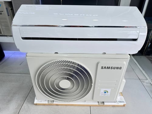 ម៉ាសុីនត្រជាក់ Samsung Inverter ថ្មីកេស ថែមជើងទ្រ