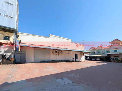 500 Sqm Warehouse For Lease On A Sub-Road In Russei Keo, Phnom Penh