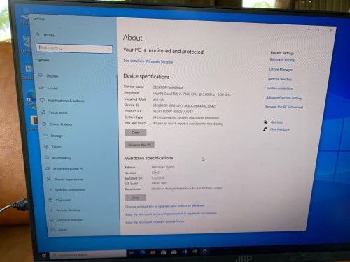 All-in-One Brand : dHP មួយទឹកនៅស្អាត 🥰CPU : Intel Core i5-7400 ~ 3.00GHzRam : 16GB