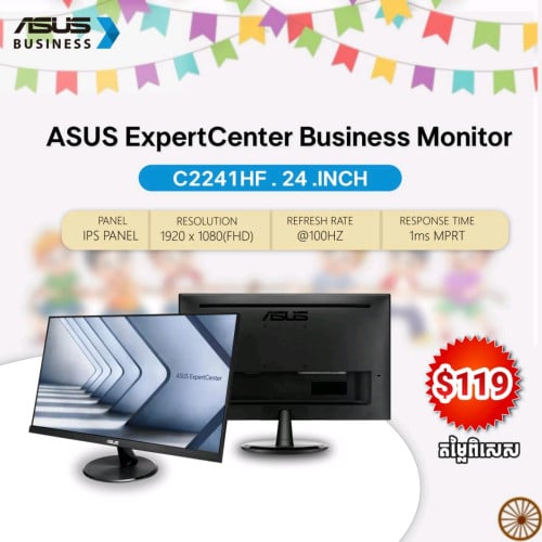 ASUS ExpertCenter C2241HF monitor 24"