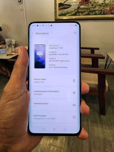 One Plus 7pro 8g/256g_CH(វៃដូរបាន)👉$115