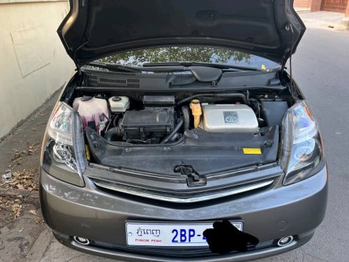 prius 07 ព័ណ​ប្រផេះ​ Full No map ផ្លាក​លេខ​ 2 BPមុខ+ក្រោយ​ស្អាត​មិន​បុកប៉ះថ្នាំ​ស៊ីងមួយជុំ