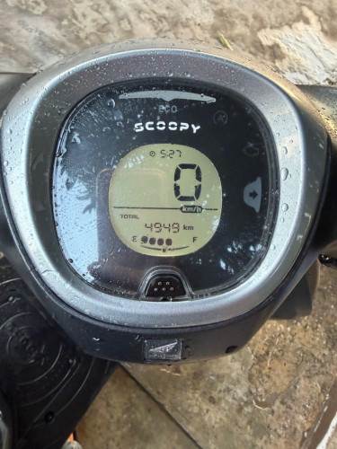 Scoopy Club12 2025 ខ្មៅគ្រឿម បិតស្កុត គីឡូតិច ជិះជិតៗជូនកូនរៀន ថ្មី99%
